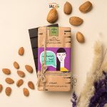 شکلات گیاهی وگان - تخته‌ای بادام