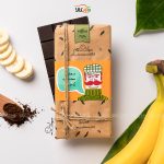 شکلات گیاهی وگان - تخته‌ای موز