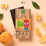 شکلات گیاهی وگان - تخته ای پرتقال