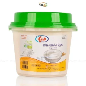 ماست سویا ساده گیاهی وگان فاقد لاکتوز، گلوتن، کلسترول - ۷۰۰ گرم