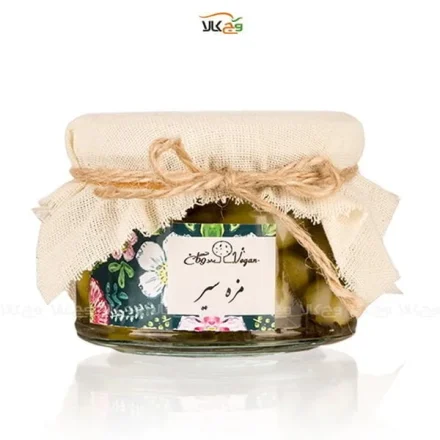 مزه سیر زیتون - وگان