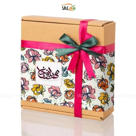 هدیه روز مادر - جعبه مقوایی مربع - وگان