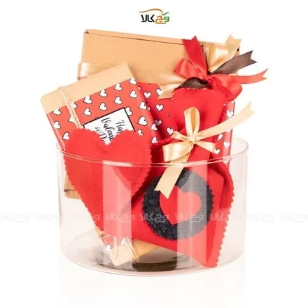 باکس هدیه ولنتاین روز عشق - عاشقانه مهر انگیز - وگان