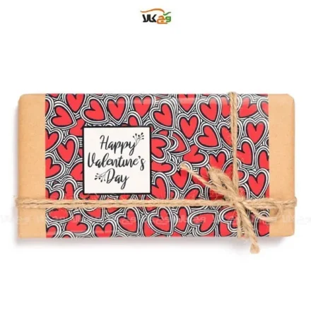 شکلات تخته‌ای بادام عاشقانه وگان