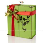 جعبه چوبی شکلات و دمنوش وگان