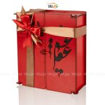 جعبه چوبی شکلات و دمنوش وگان