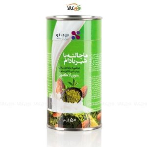 ماچا لته تشریفاتی با شیربادام بدون لاکتوز و شکر - کتوژنیک - بری نو