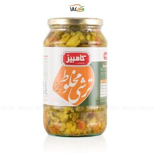 ترشی مخلوط ریز 1050 گرمی کامبیز