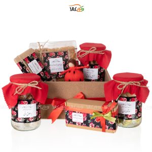 باکس چوبی هدیه شب یلدا - وگان