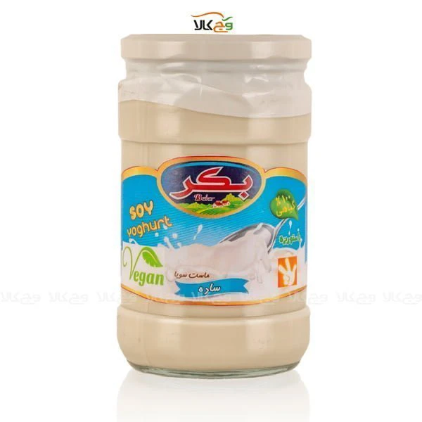 ماست سویا ساده گیاهی وگان - بکر