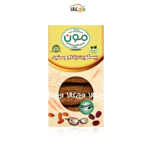 بیسکویت وگان بادام و سنجد مون - 110 گرمی