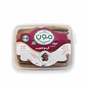 بیسکویت وگان گردو و انجیر - 150 گرمی - مون