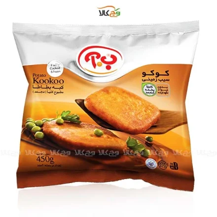 کوکو سیب زمینی آماده منجمد - 450 گرمی - ب.آ