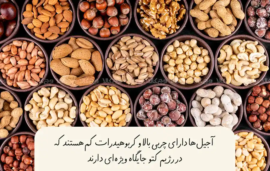 غذاهایی که در رژیم کتو وگان باید مصرف کرد