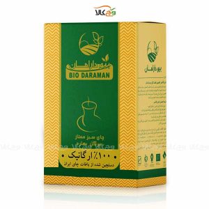 چای سبز ممتاز سرگل ارگانیک بهاره - 250 گرمی - دارامان