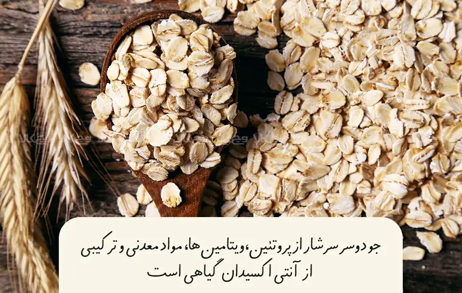 1. جو دوسر بسیار مغذی است