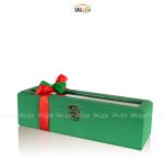 جعبه هدیه نوروزی -آجیل، حاجی بادوم، شکلات وگان، برگه میوه - وگان