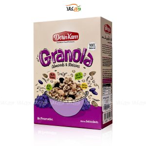 گرانولا بادام و مویز - 200 گرمی - درین کام