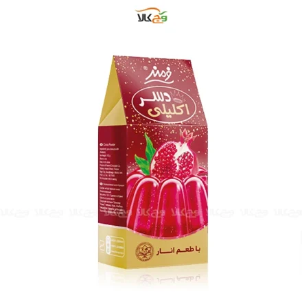 دسر ژله اکلیلی انار - 100 گرمی - فرمند