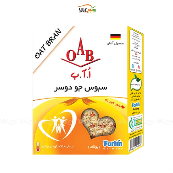سبوس جو دو سر رژیمی - 200 گرمی - OAB
