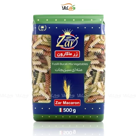 ماکارونی مته ای سبزیجات