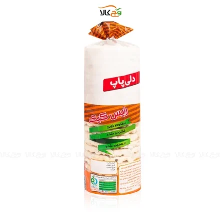 رایس کیک مغذی رژیمی - 130 گرمی - دلی پاپ