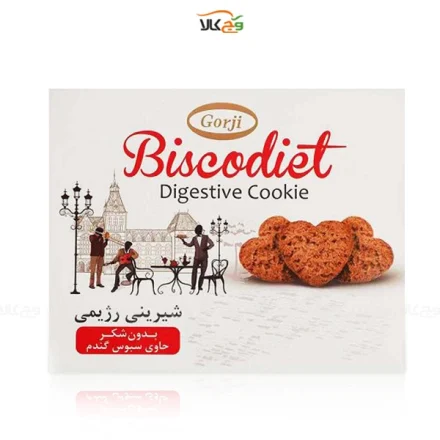 کوکی سبوس گندم بدون شکر رژیمی - گرمی - گرجی