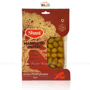 زیتون با چاشنی چیلی - 220 گرمی - شانی