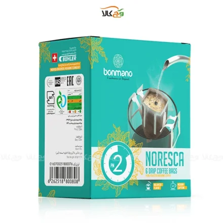 قهوه دمی چکه ای - 6 عددی - بن مانو