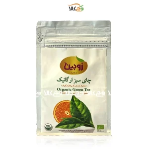 چای سبز و برگه پرتقال ارگانیک - 100 گرمی - زوبین