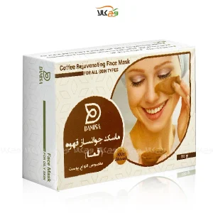 ماسک صورت جوانساز قهوه - 80 گرمی - دامیثا