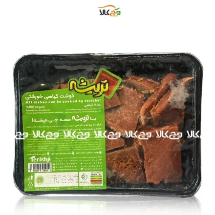 گوشت گیاهی تکه ای - 400 گرمی - تریشه