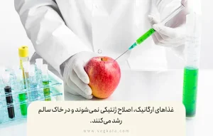 نبود اصلاح ژنتیکی در محصولات ارگانیک