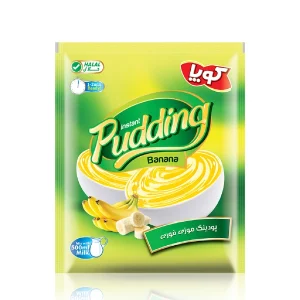 دسر گیاهی پودینگ موزی بدون تخم مرغ و شیر خشک - 110 گرمی - کوپا