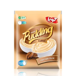 دسر گیاهی پودینگ قهوه بدون تخم مرغ و شیر خشک - 110 گرمی - کوپا