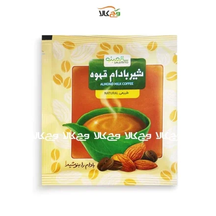 پودر شیر بادام و قهوه خالص دونه ای- 15 گرمی - سالمیتو