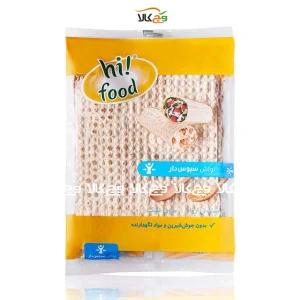 نان لواش سبوسدار بدون نمک های فود - 10 برگی