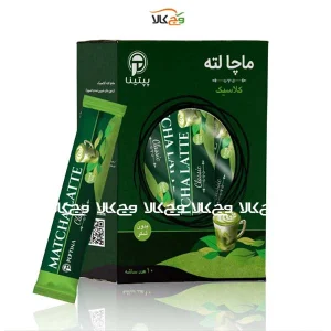 ماچا لته شیر بادام ساشه ای پپتینا - 10 عددی