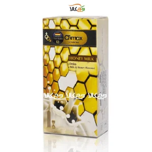 کاندوم خاردار شیر و عسل HONEY MILK کلایمکس - 12 عددی