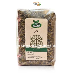 ماش سبز ارگانیک آبگینه - 900 گرمی