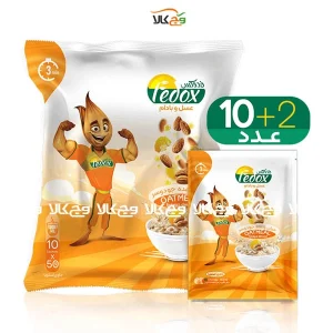 فدوکس عسل و بادام بدون شکر (اوتمیل) - 12 عددی