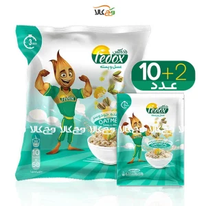 فدوکس عسل و پسته بدون شکر (اوتمیل) - 12 عددی