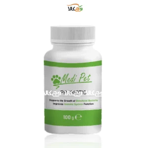 مکمل حیوانات medi pet prebiotic خوراکی گرین فید - 100 گرمی