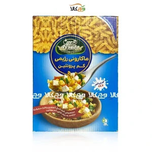 ماکارونی رژیمی کم پروتئین دانه برنجی (فنیل کوتونوری) آی سودا - 400 گرمی