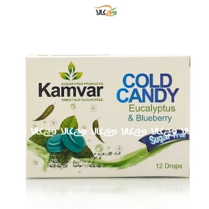 آبنبات بلوبری اکالیپتوس دیابتی رژیمی کامور - 12 عددی