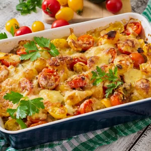 طرز تهیه کاسرول انچیلادا گیاهی