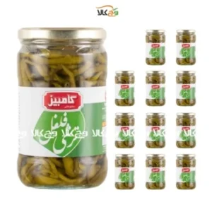 شرینک ترشي فلفل کامبیز 650 گرمي - 12 عددی