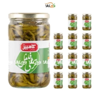 تصویر شرینک ترشي فلفل کامبیز 650 گرمي - 12 عددی 