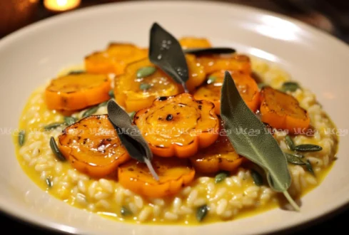 طرز تهیه ریزوتو وگان با کدو حلوایی تنبل