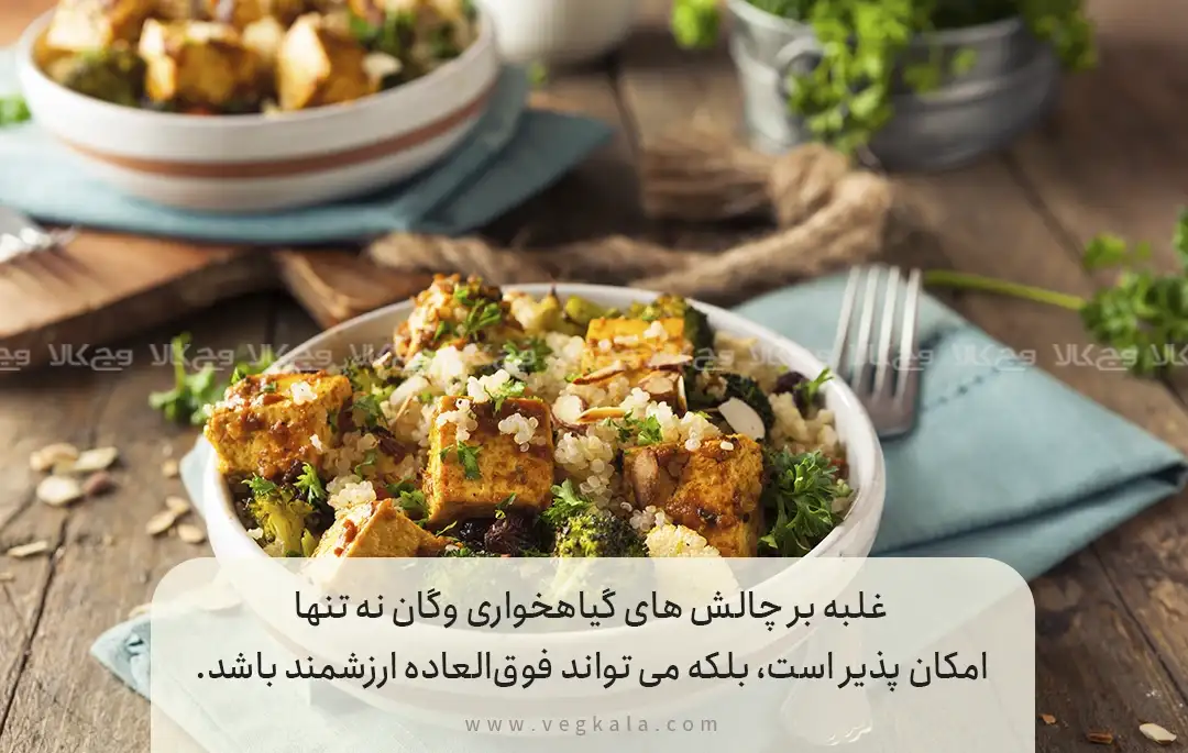 غلبه بر چالش وگان